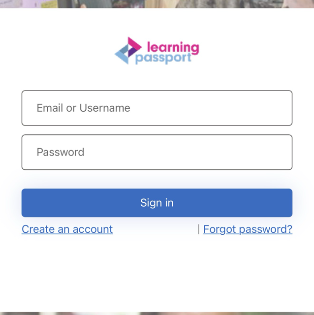 Mobile: Login or Create Account